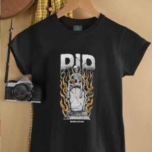 R.I.P. Here Lies My Enemies Born Scum Skeleton T shirts3