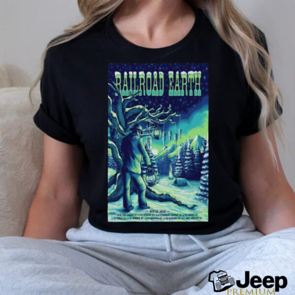 Railroad Earth Winter 2025 Conert T shirts