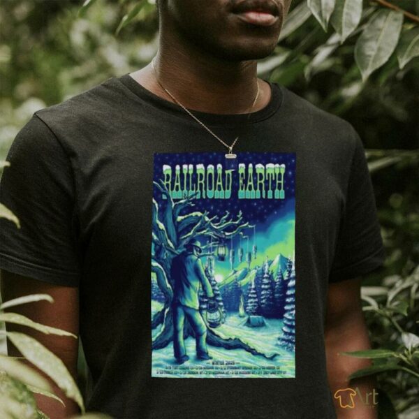 Railroad Earth Winter 2025 Conert T shirts