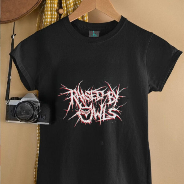 Raised by Owls logo shirt