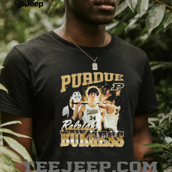 Raleigh Burgess Purdue basketball 90s graphic shirt
