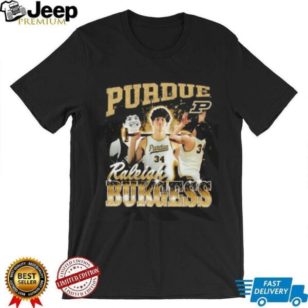 Raleigh Burgess Purdue basketball 90s graphic shirt
