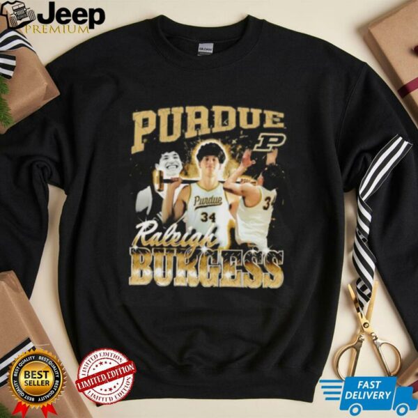 Raleigh Burgess Purdue basketball 90s graphic shirt