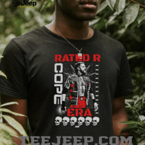 Rated R Cope Era AEW T shirt