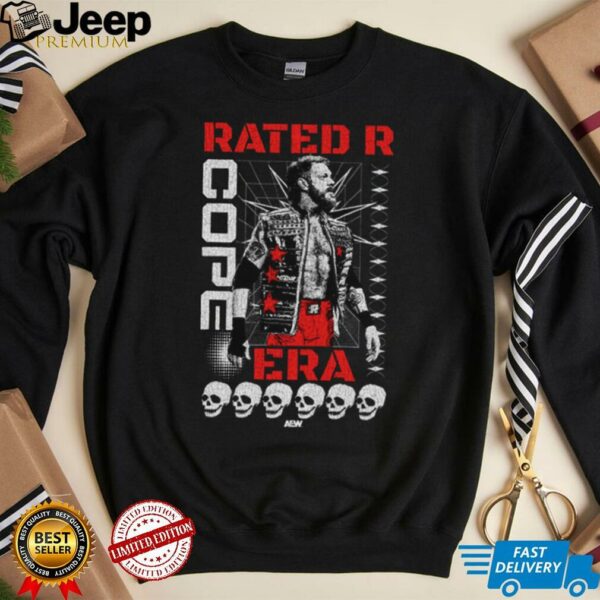Rated R Cope Era AEW T shirt