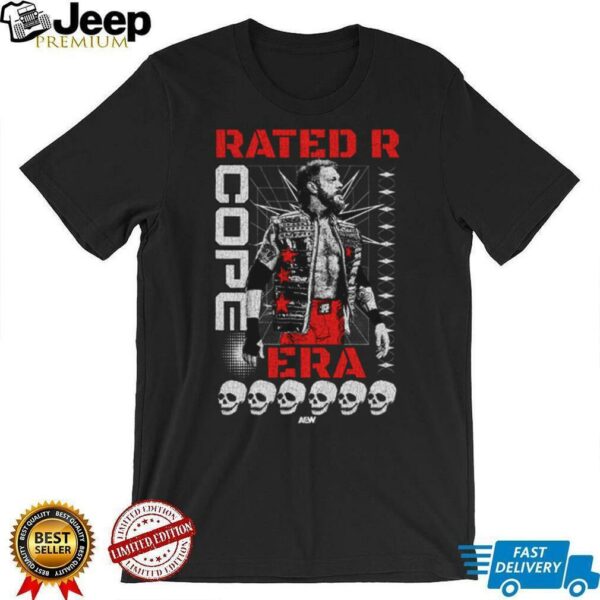 Rated R Cope Era AEW T shirt
