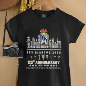Real Madrid Los Blancos 1902 2025 thank you for the memories shirt