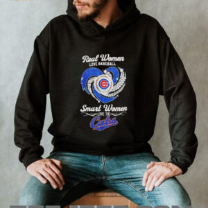 Real women love baseball smart women love the Chicago Cubs diamond shirt4