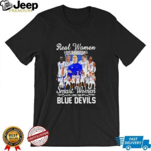 Real women love basketball smart women love the Blue Devils coach and players shirt3