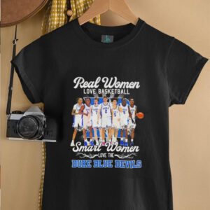 Real women love basketball smart women love the Duke Blue Devils mens players shirt0