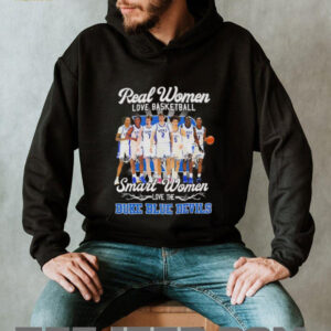 Real women love basketball smart women love the Duke Blue Devils mens players shirt2