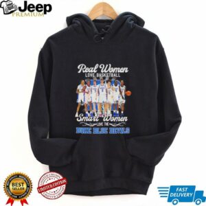 Real women love basketball smart women love the Duke Blue Devils mens players shirt4