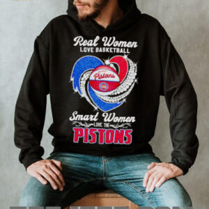 Real women love basketball smart women love the Pistons diamond shirt3
