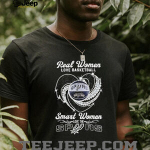 Real women love basketball smart women love the San Antonio Spurs shirt0
