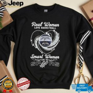 Real women love basketball smart women love the San Antonio Spurs shirt1
