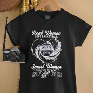Real women love basketball smart women love the San Antonio Spurs shirt2