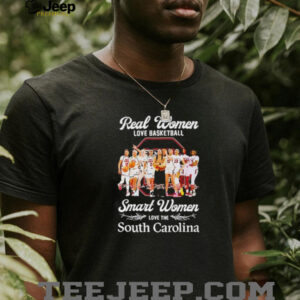 Real women love basketball smart women love the South Carolina shirt4