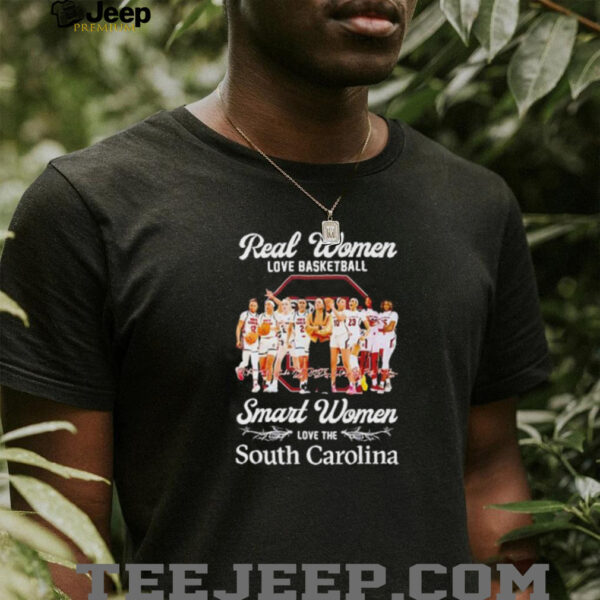 Real women love basketball smart women love the South Carolina shirt