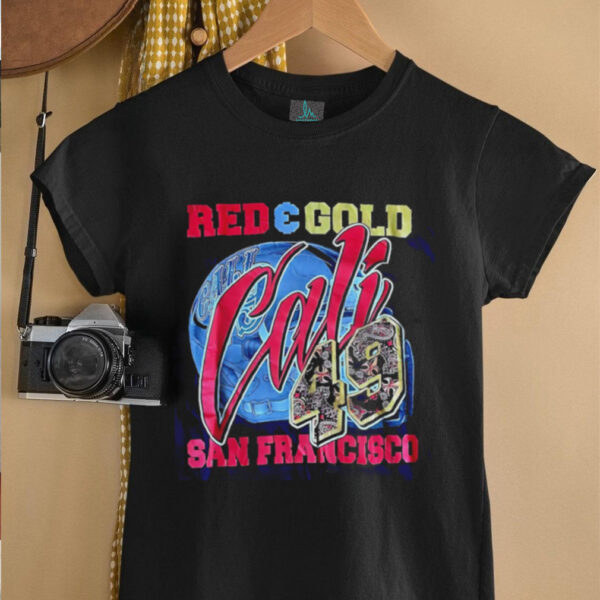 Red Gold Cali 49 San Francisco shirt