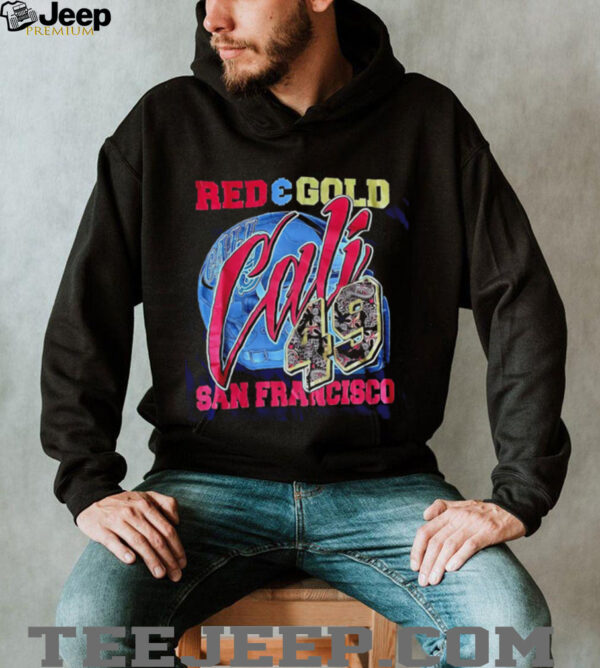 Red Gold Cali 49 San Francisco shirt