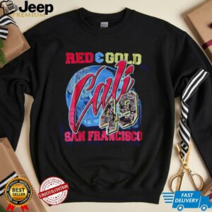 Red Gold Cali 49 San Francisco shirt2