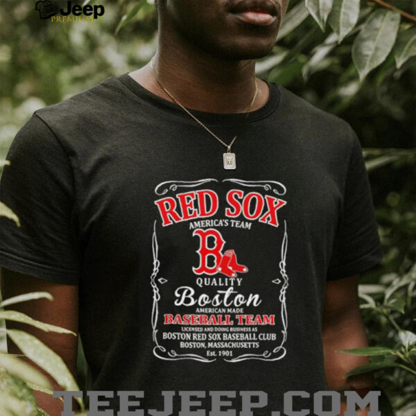 Red Sox America’s team quality Boston American made baseball team shirt
