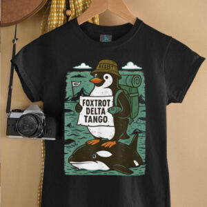 Resist Penguin Activism Graphic Design T Shirt