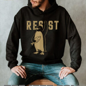 Resist Penguins Activism Graphic We Stand With Penguins T Shirt2