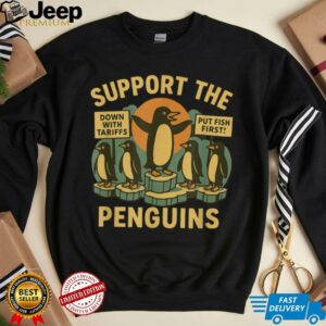 Resist Penguins Against Tariffs retro T Shirt3