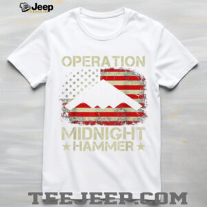 Retro Operation Midnight Hammer with American Flag T Shirt