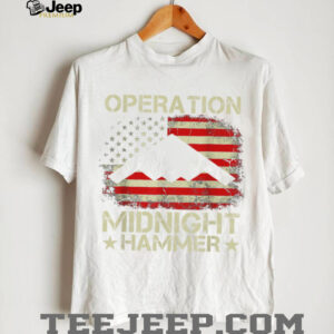 Retro Operation Midnight Hammer with American Flag T Shirt