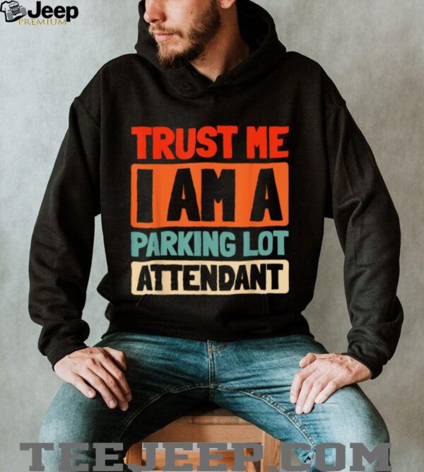 Retro Valet Service Vehicle   Vintage Parking Lot Attendant T Shirt