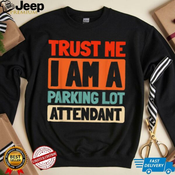 Retro Valet Service Vehicle   Vintage Parking Lot Attendant T Shirt