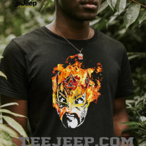 Rey Fenix Flaming Mask shirt