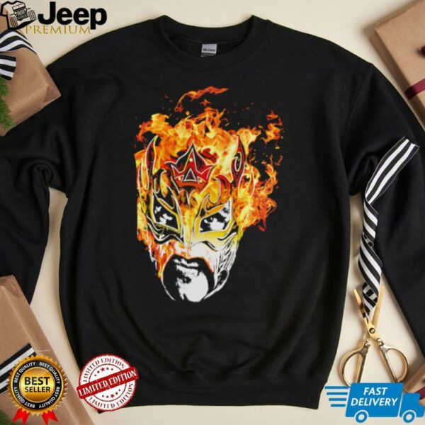 Rey Fenix Flaming Mask shirt