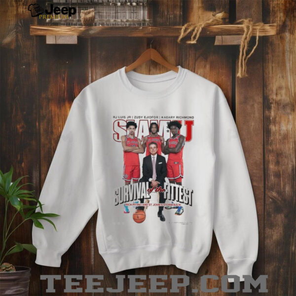 Rick Pitino St. John’s Red Storm Basketball SlamU Survival Of The Fittest Coach Players T Shirts