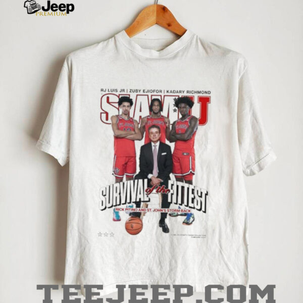 Rick Pitino St. John’s Red Storm Basketball SlamU Survival Of The Fittest Coach Players T Shirts