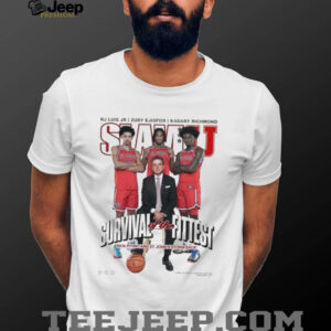 Rick Pitino St. Johns Red Storm Basketball SlamU Survival Of The Fittest Coach Players T Shirts4