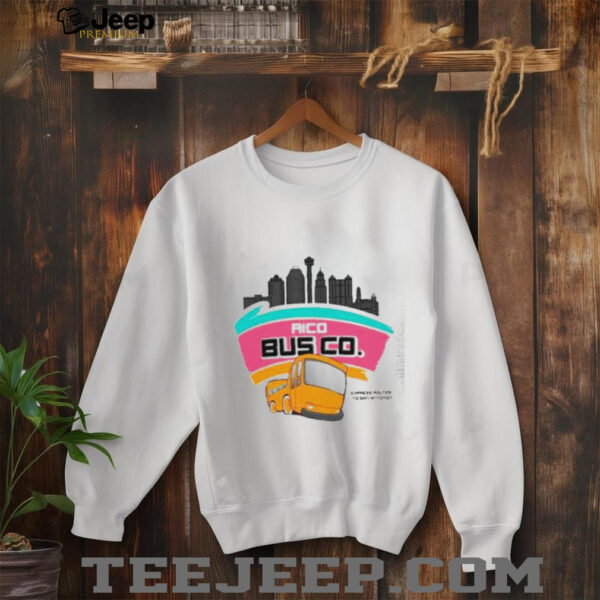 Rico bus co cypress routes to San Antonio skyline shirt