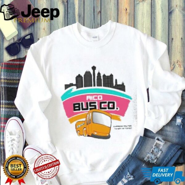 Rico bus co cypress routes to San Antonio skyline shirt