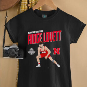 Ridge Lovett Nebraska Wrestling graphic shirt0