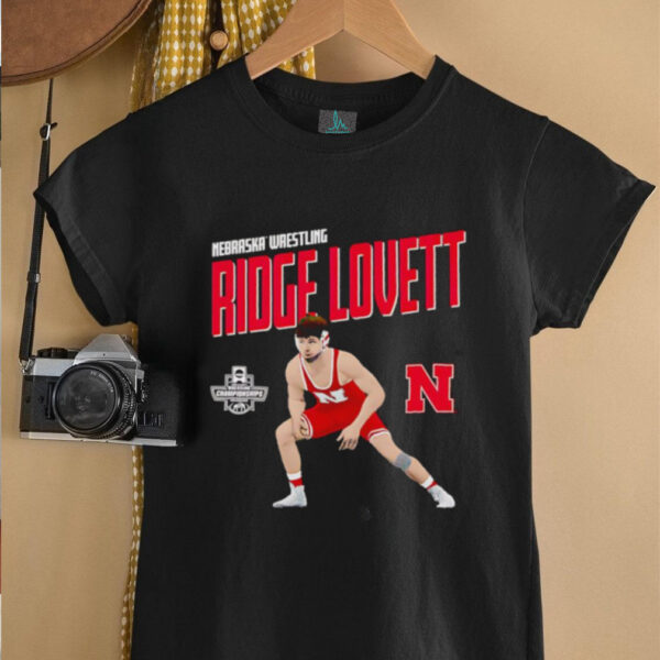 Ridge Lovett Nebraska Wrestling graphic shirt
