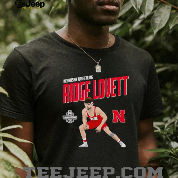 Ridge Lovett Nebraska Wrestling graphic shirt