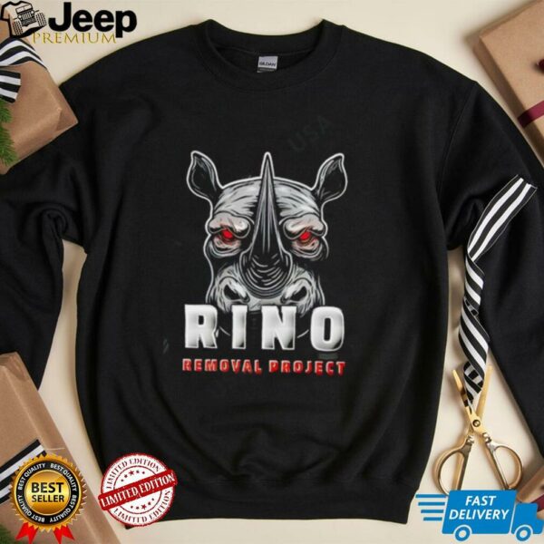 Rino Removal Project Logo shirt