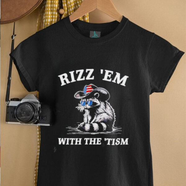 Rizz Em With The Tism Funny Autism Awareness Tall shirt