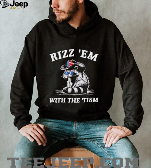 Rizz Em With The Tism Funny Autism Awareness Tall shirt