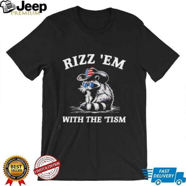Rizz Em With The Tism Funny Autism Awareness Tall shirt