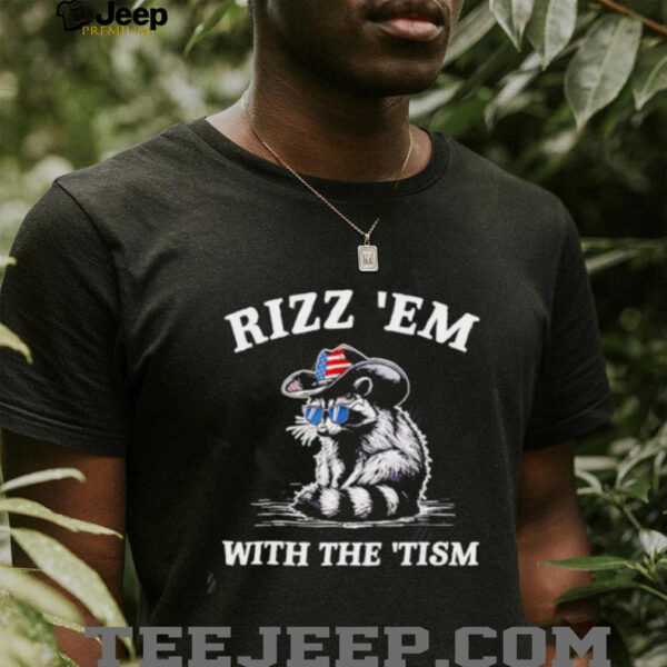 Rizz Em With The Tism Funny Autism Awareness Tall shirt
