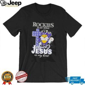 Rockies in my veins Jesus in my heart mascot shirt3