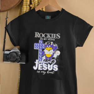 Rockies in my veins Jesus in my heart mascot shirt4